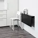Masă IKEA Bjursta 90x50cm, negru-maro