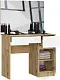 Masă de toaletă Akord P-2/SL 900x600cm Right, stejar artizanal/alb