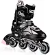 Role Spokey Speed Pro 33-36, negru/roz