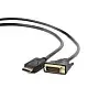 Cablu video Cablexpert CC-DPM-DVIM-3M, negru