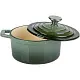 Кастрюля Alpina Cast Iron Green, зеленый