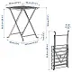 Masă pentru grădină IKEA Tarno 55x54cm, negru/cafeniu