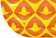 Plută de înot SunClub Giant Pineapple Mat, galben