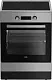 Электрическая плита Beko FSM69301XCT, нержавеющая сталь на tehnoparc.md Электрическая плита Beko FSM69301XCT, нержавеющая сталь