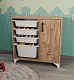 Container pentru jucării Fabulous 1D4S, pin/alb