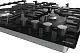 Газовая панель Gorenje GKTW 642 SYB, черный