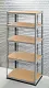 Etajeră SDGroup Strategic 180x75x35cm, inox galvanizat
