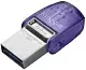 Flash USB Kingston DataTraveler microDuo 3C 64GB, violet