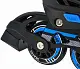 Роликовые коньки SporTrike Inline Skates 34-38, черный/синий