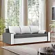 Диван Magnifico Meble Panama Foam Mikro 27/Mikro 31, серый/белый
