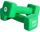 Halteră Pure Neopren Dumbbell Set 2x2kg, verde