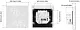 Termostat de cameră Moes MWHT-S02-GB-WH-MS, alb