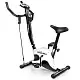 Bicicletă fitness Spokey Onego+, alb/negru