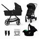 Коляска KinderKraft Newly 3in1 Mink Pro, черный
