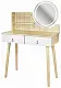 Туалетный столик Jumi Scandi CM-254152, белый/сосна на tehnoparc.md Туалетный столик Jumi Scandi CM-254152, белый/сосна