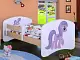 Детская кровать Happy Babies Happy Pony L01 70x140см, белый/светлая груша