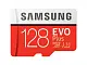 Карта памяти Samsung MicroSD EVO Plus Class 10 UHS-I U3 + SD adapter, 128GB