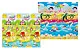 Covor de joc pentru copii 4Play Girl at sea/Sun Animals 180x200x1.5cm, multicolor