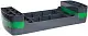 Platformă step HMS AS003, negru/verde