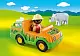 Set jucării Playmobil Zoo Vehicle With Rhinoceros