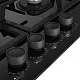 Газовая панель Beko HILG64325SDX, черный