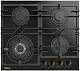 Газовая панель Vesta BH6060IСG/RBL, черный