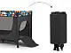 Pat pliabil KinderKraft Joy2 Happy Chapes, negru
