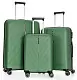 Set de valize CCS 5224 Set, verde