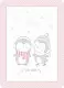 Plapumă pentru bebeluși Kikka Boo Love Pingus 110x140cm, roz