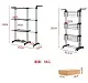 Uscător de rufe 4Life AT92 Towel Rack, gri