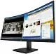 Monitor HP M34d Curved, negru