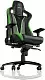 Компьютерное кресло Noblechairs NBL-PU-SPE-001, черный/зеленый
