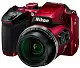 Компактный фотоаппарат Nikon Coolpix B500, красный