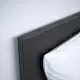 Pat IKEA Malm 90x200cm, negru-maro