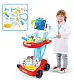 Игровой набор Woopie Little Doctor's Trolley 28743, красный/синий