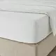 Cearșaf cu elastic IKEA Dvala 120x200cm, alb