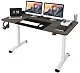 Письменный стол Costway JV10677DE-HS, темно-серый