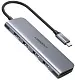 Multiplicator Ugreen USB-C to 3xUSB3.0-A HUB + HDMI + TF/SD, gri