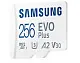 Карта памяти Samsung MicroSD EVO Plus + SD adapter, 256GB