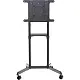 Suport TV de podea Neomounts NS-M1250BLACK, negru