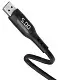 USB Кабель Hoco S6 Sentinel Cable With Timing Display For Lightning, черный