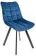 Scaun Halmar K-332, negru/albastru