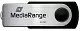 USB-флешка MediaRange MR912 64GB, черный/серебристый