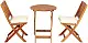 Set mobilă de grădină Costway HW65875CR, natural/cremă