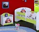 Тумба прикроватная Happy Babies Happy SZN02 Auto, белый/пастельно-зеленый на tehnoparc.md Тумба прикроватная Happy Babies Happy SZN02 Auto, белый/пастельно-зеленый