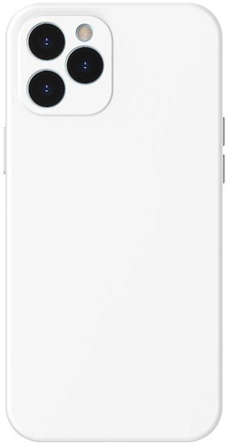 Husă de protecție Baseus Liquid Silica Gel Protective Case For iPhone 12 Pro, alb