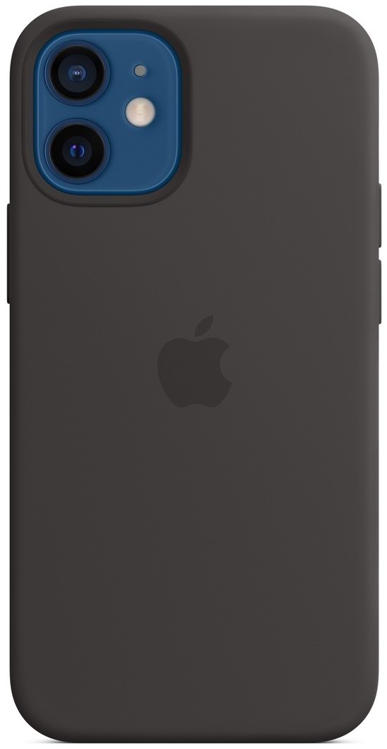 Husă de protecție Apple iPhone 12 mini Silicone Case with MagSafe, negru