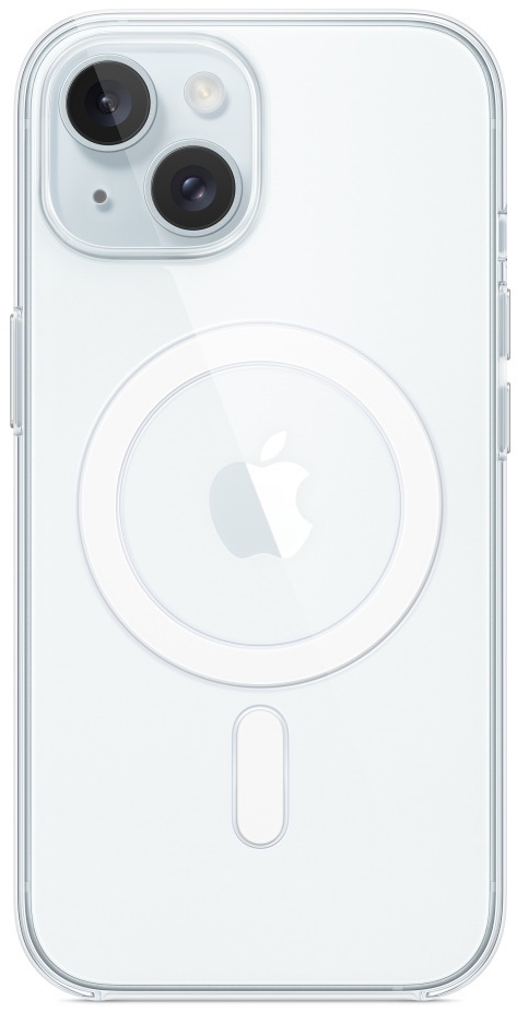 Husă de protecție Apple iPhone 15 Clear Case with MagSafe, transparent