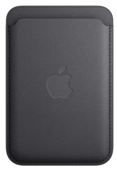 Husă de protecție Apple iPhone FineWoven Wallet with MagSafe, negru