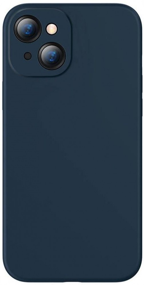 Husă de protecție Baseus Liquid Silica Gel Protective Case For iPhone 13, albastru